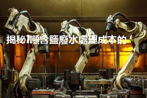 揭秘1噸含鹽廢水處理成本的驚人真相？